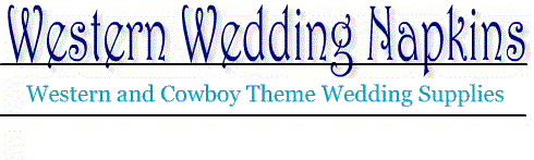 Western Wedding Napkins